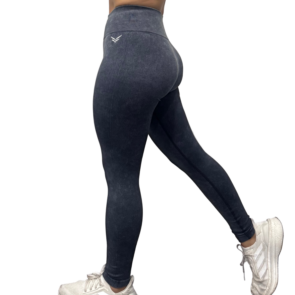 Acid Black Leggings